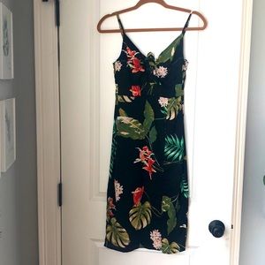 Floral spaghetti strap dress
